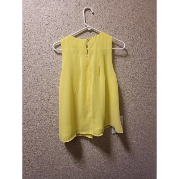 Sweet Wanderer Blouse In Neon Yellow Size Small - Picture 4 of 5
